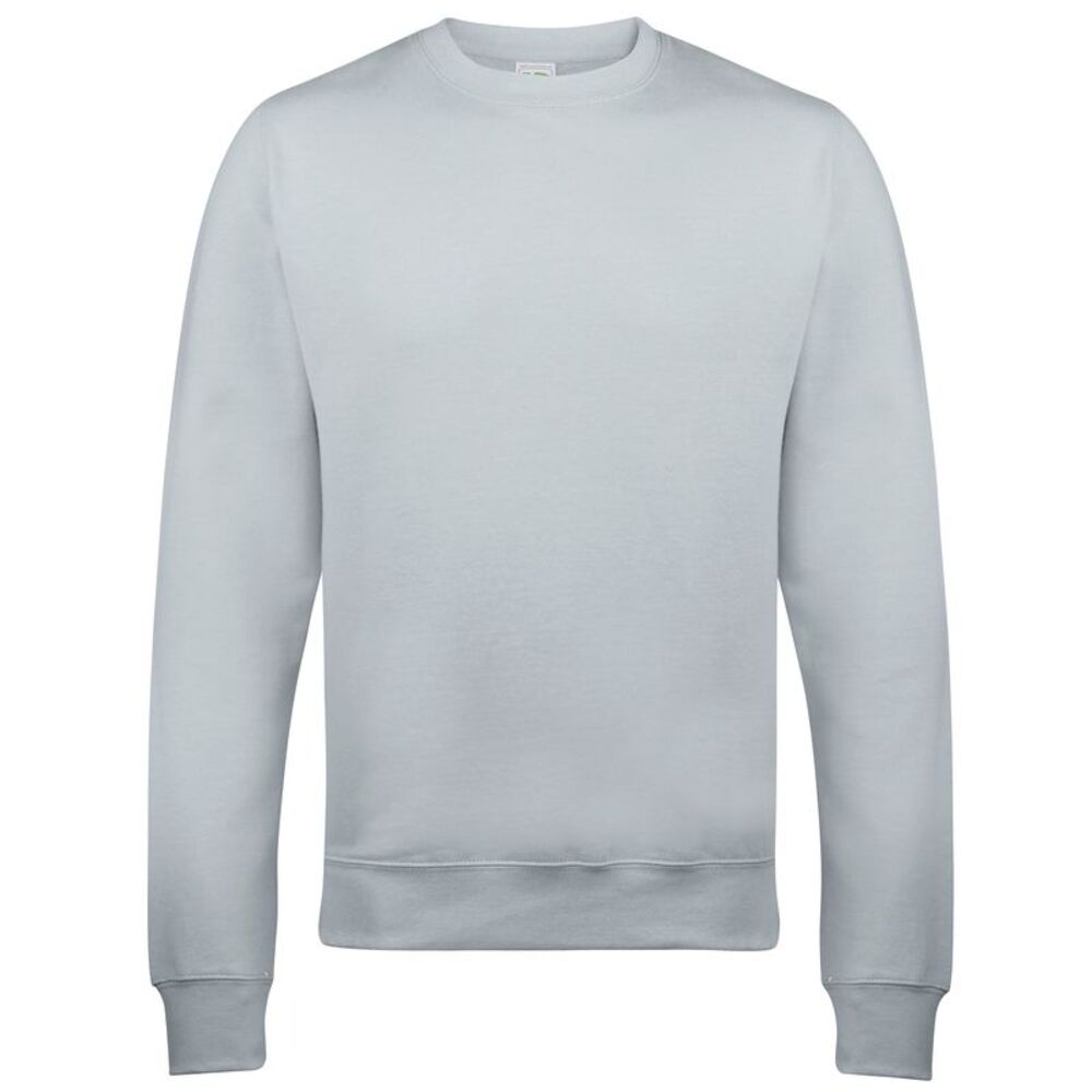 AWDis Just Hoods AWDis Unisex Crew Neck Plain Sweatshirt (280 GSM) / Heather Gra